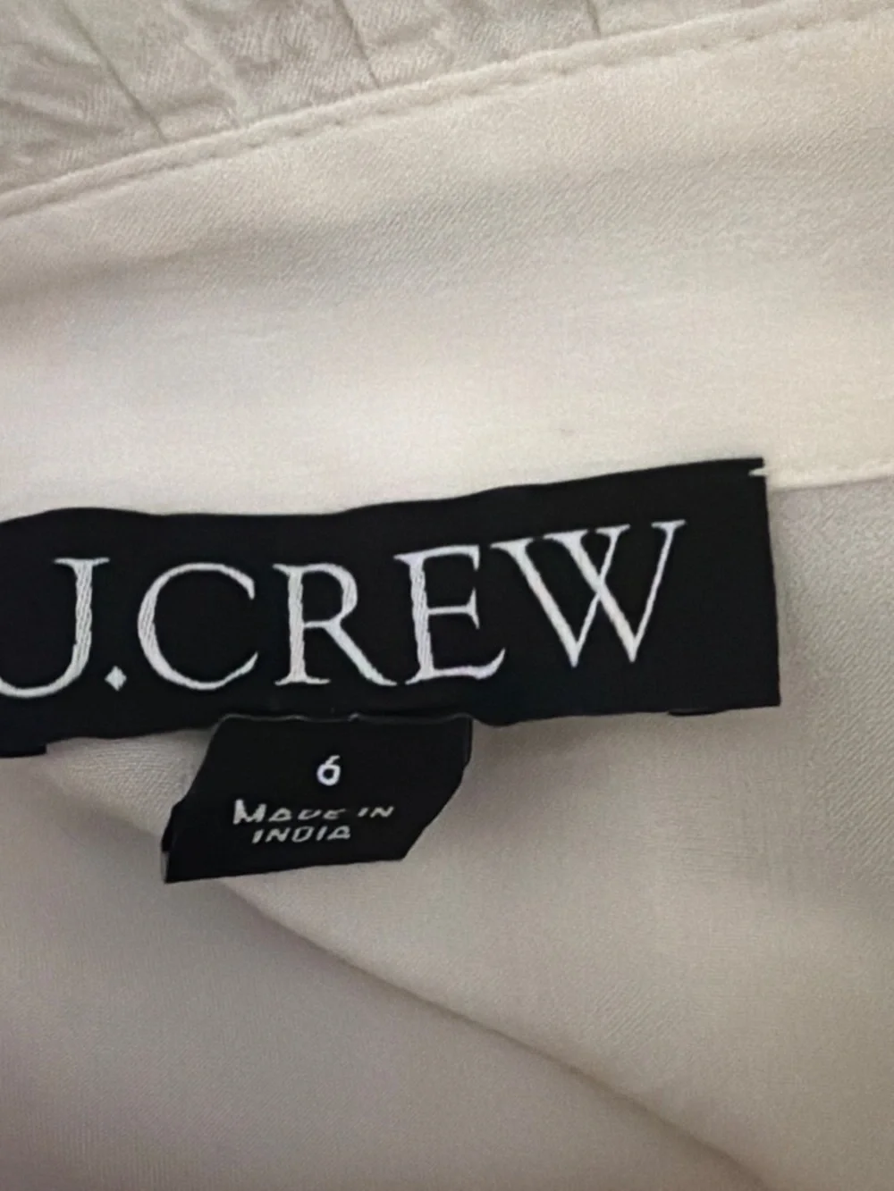 J. Crew lightweight cream